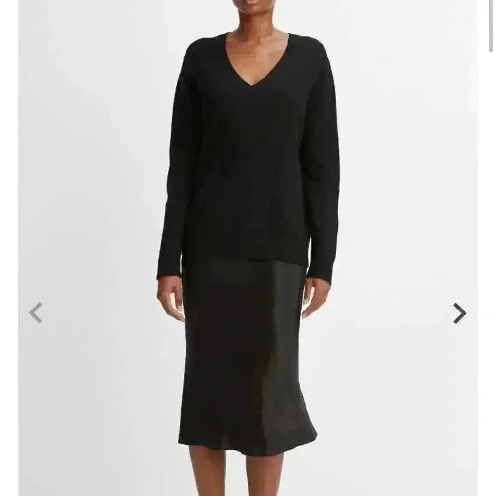 NWT Vince 100% Cashmere Weekend V-Neck Sweater size XL - Picture 9 of 11